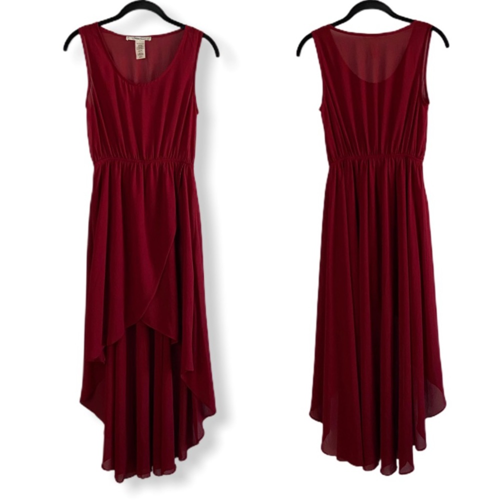 Sans Souci Red High-Low Dress Size Small